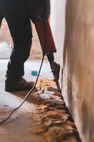 Jack hammering Concrete in Brick, NJ