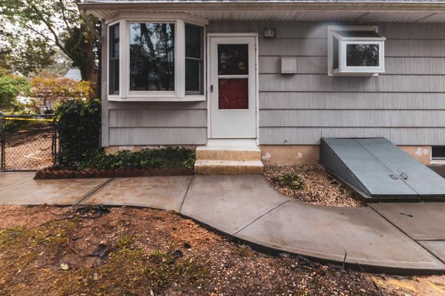 Finished Concrete Patio Front Side