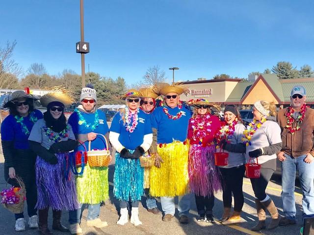 Team at Christmas Parade 2018