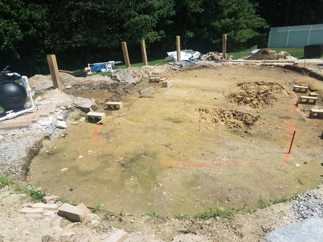 On Ground Radiant Pool Installation in Jackson, NJ