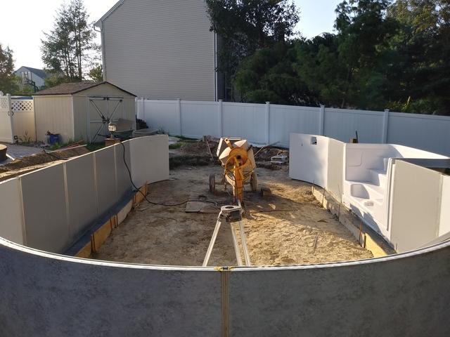On Ground Radiant Pool Installation in Jackson, NJ