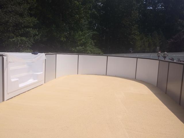 On Ground Radiant Pool Installation in Jackson, NJ