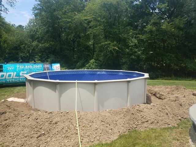 Above Ground Pool Installation in Tinton Falls, NJ