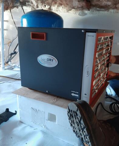 SaniDry Sedona by Frontier Basement Systems