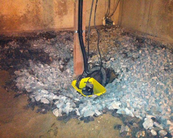 Ineffective Sump Pump in Colebrook, CT