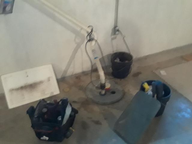Old Sump Pump System
