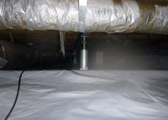 The Smart Jack System permanently lifts and stabilizes existing beams and floor joist.