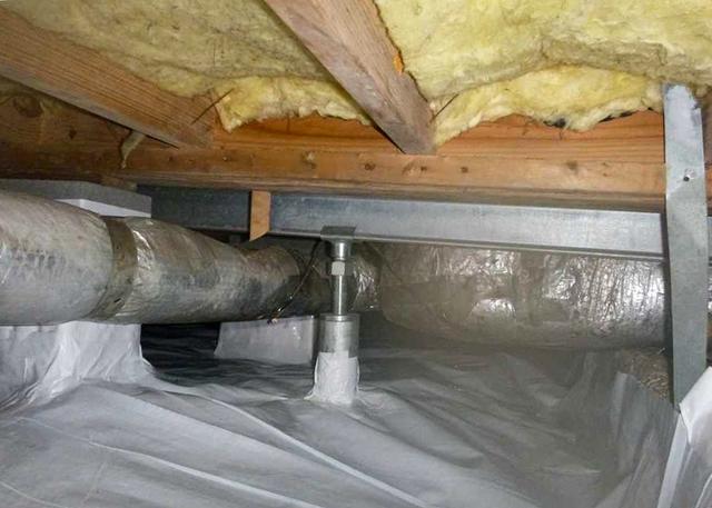 The Smart Jack System along with encapsulating the crawl space with the CleanSpace System work together to stabilize the foundation along with keeping moisture out of the crawl space.