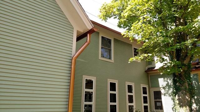 Copper gutters