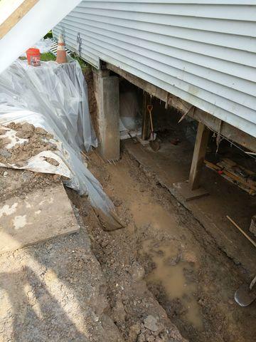 Foundation repair, Elbridge, NY