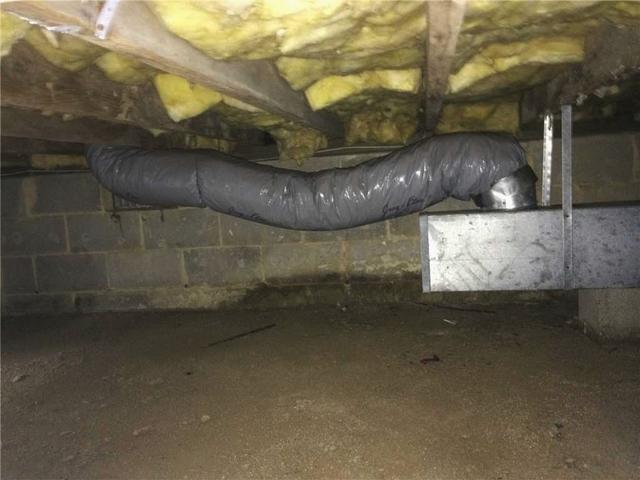 Damp Crawl Space