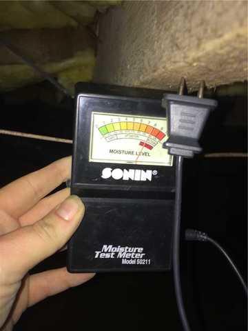 Wet Crawl Space Beams