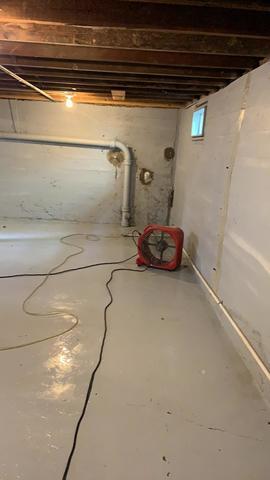 Flood in unfinished basement