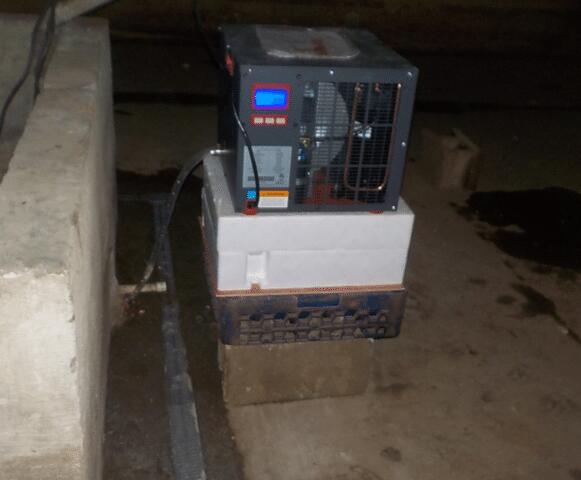 SaniDry Sedona Dehumidifier installed in Hopkinsville, KY