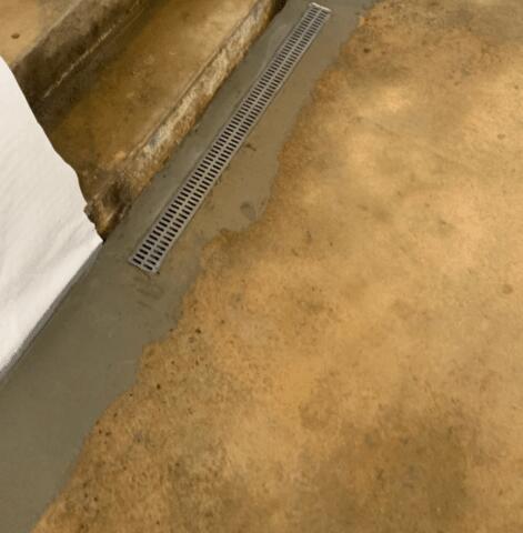TrenchDrain Installed by Frontier Basement Systems