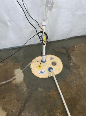 TripleSafe Sump Pump installed in La Center, KY