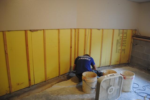 WaterGuard installed in basement bedroom