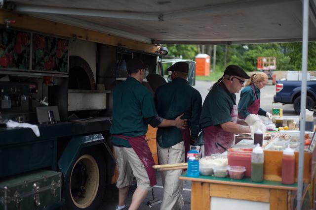 The preparation of the delicious food