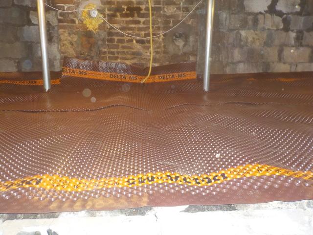 Drainage Matting by Frontier Basement Systems