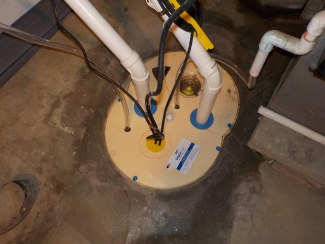 TripleSafe Sump Pump installed by Frontier