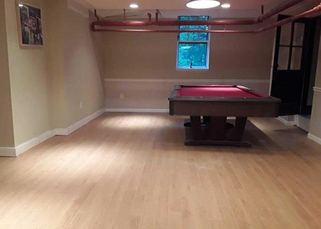 Finished Basement by Quality 1st Basement Systems