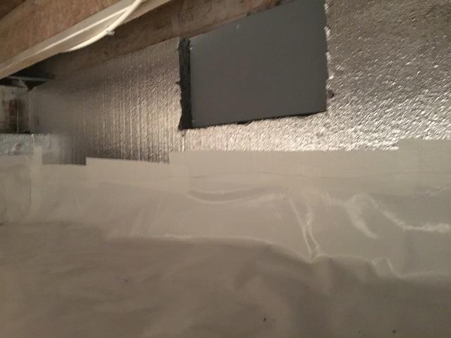 SilverGlo Crawl Space Wall Insulation.