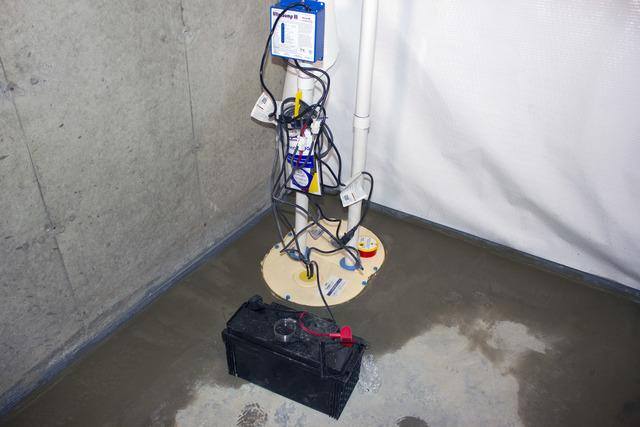 After: TripleSafe Sump Pump System