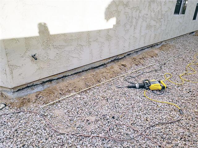 Chandler Stem Wall Repair - During