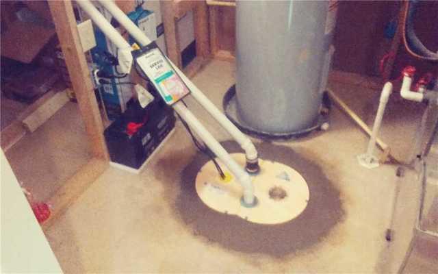 Our photo after being completely upgraded to our TripleSafe Sump Pump.
