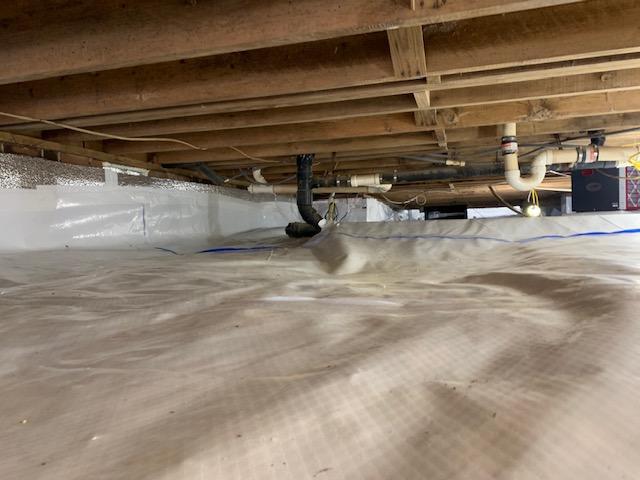 Crawl Space After Encapsulation
