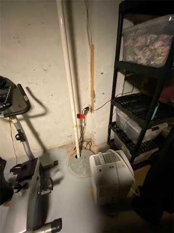 Before: Old Sump Pump Unit