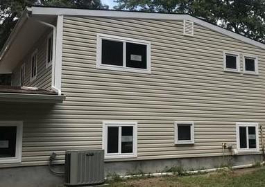 Before the new siding was replaced