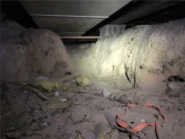 Baldwin, MI Crawl Space in Shambles