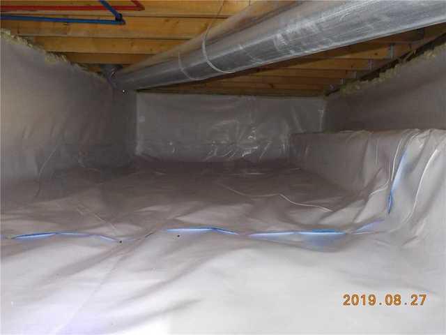 Crawl Space Transformed by Clean Space Liners