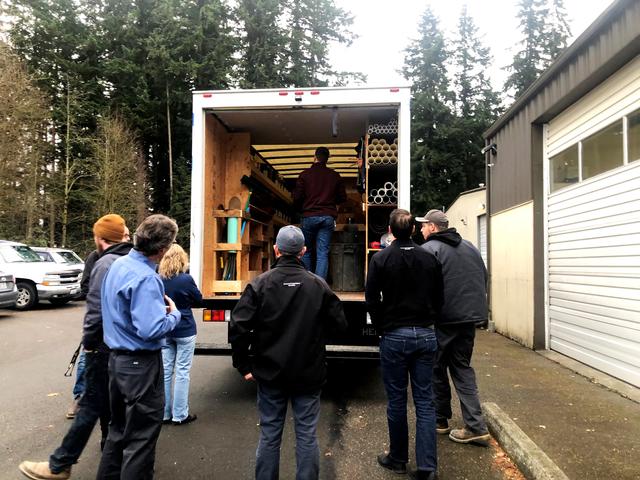 Checking Out the Inside of the Truck