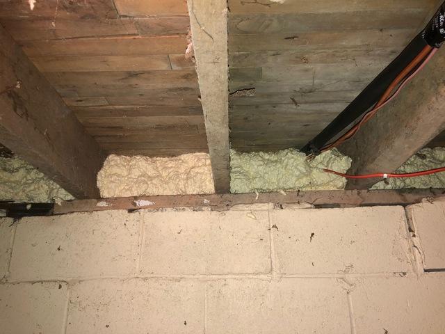 Larson Home Services Insulation Services Photo Album Seal Insulate The Rim Joist In Wisconsin Dells