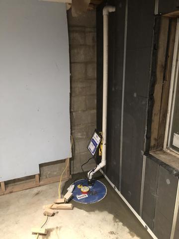 Sump Pump install in Eagle