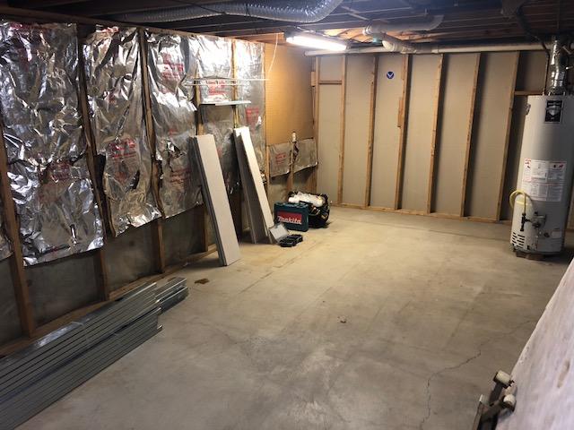 Basement used for storage now needs to be turned into a living space.