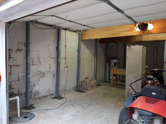 Power Braces installed by Frontier Basement Systems