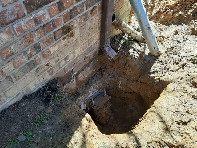 Push Pier installation by Frontier Basement Systems