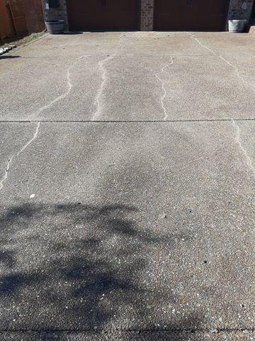 Driveway Lifted and Leveled by Frontier Basement Systems