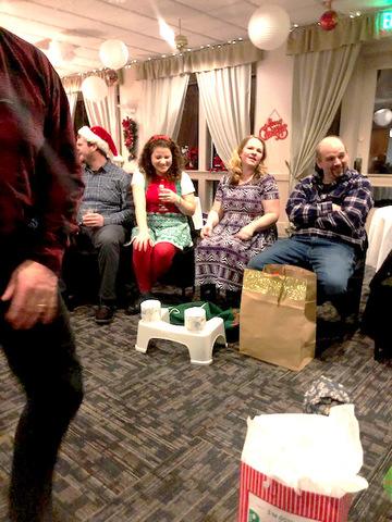 White Elephant gift exchange getting intense