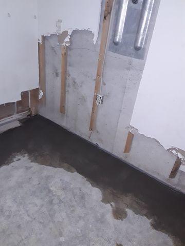 Waterproofed Basement