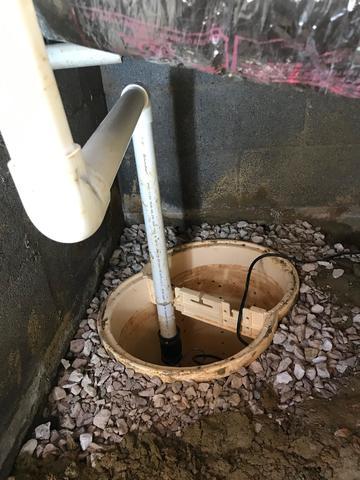 Sump Pump Installation