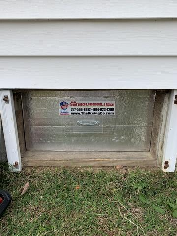 Friction Fit Crawl Space Door