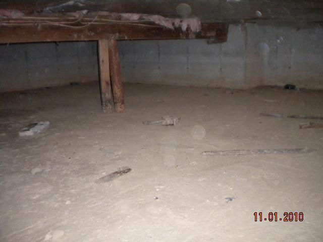 Wet Crawl Space in South Kent, CT