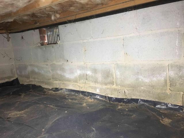 Water infiltration in Williamsburg Crawl Space