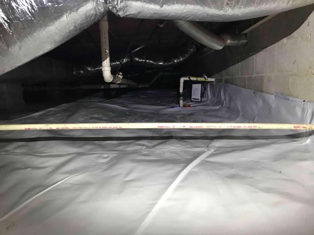 SmartSump System in Williamsburg, VA Crawl Space