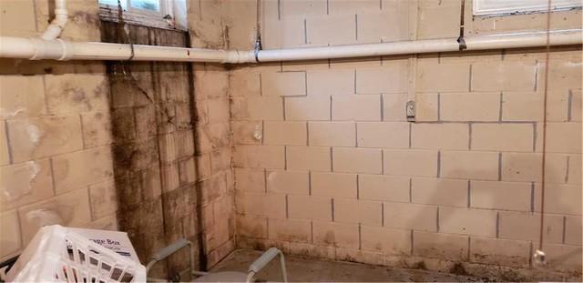 Before Basement Waterproofing