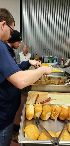 Feeding the Team in Ellendale, DE